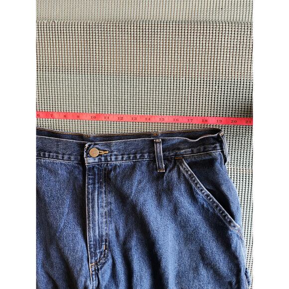 Carhartt Men's Jeans 40x30 Rugged Workwear Durable Blue Denim - Picture 4 of 6